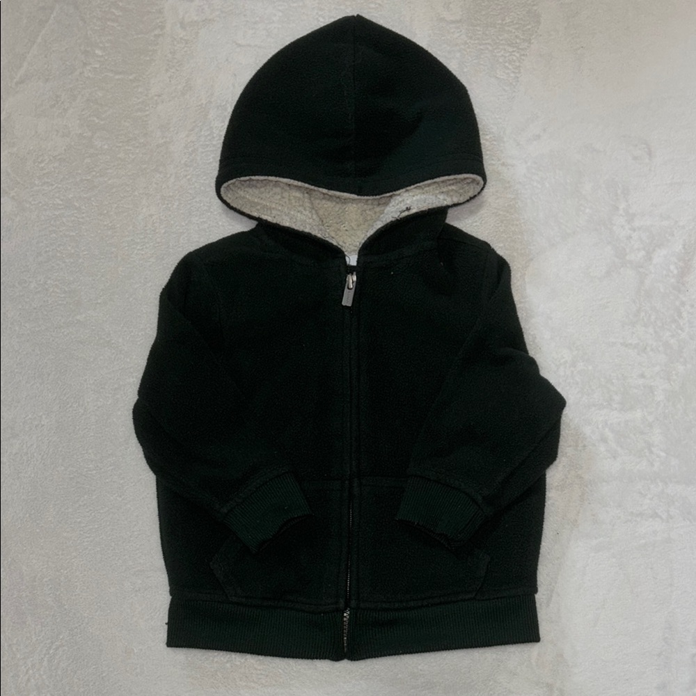 old navy green fleece Hoodie sweatshirt